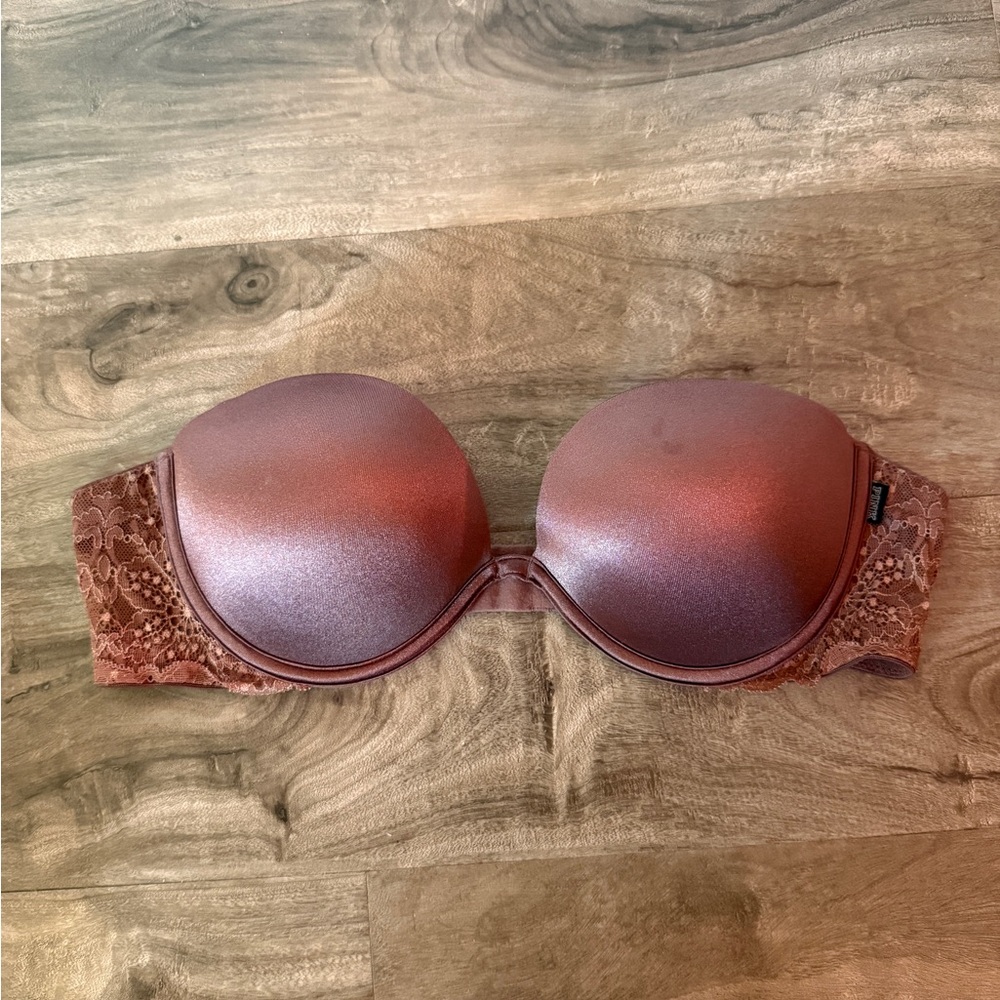 Victorias Secret Strapless Push Up Bra